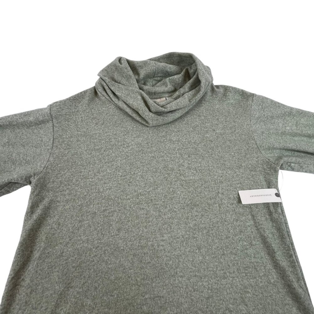 Maeve Anthropologie Oversized Cowl Neck Moss Sweater Sz Small Womens Soft Tunic‎ - Picture 3 of 10